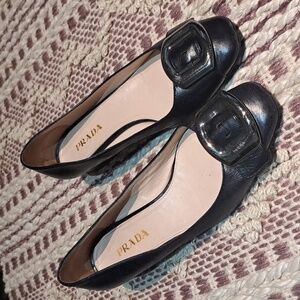 PRADA Milano flats, sz 38.5, made in Italy, $795.00